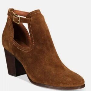 Frye Meghan Chestnut Suede Shootie Ankle Bootie Boot Womens Size 9 B